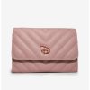 Wallets * | Boxlunch Disney Signature D Rose Gold Vegan Leather Foldover Wallet