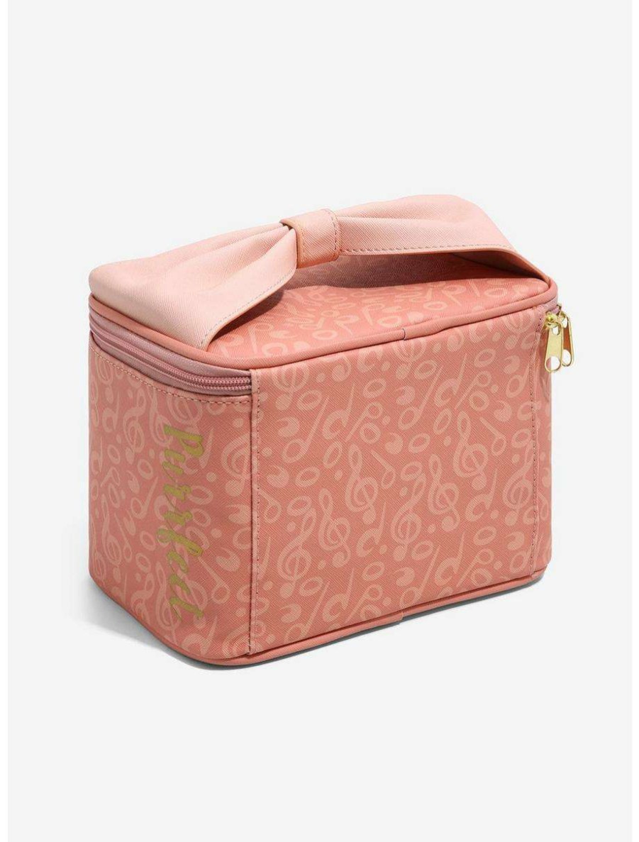 Cosmetic Bags * | Disney The Aristocats Kittens & Piano Cosmetic Train Case Boxlunch Exclusive