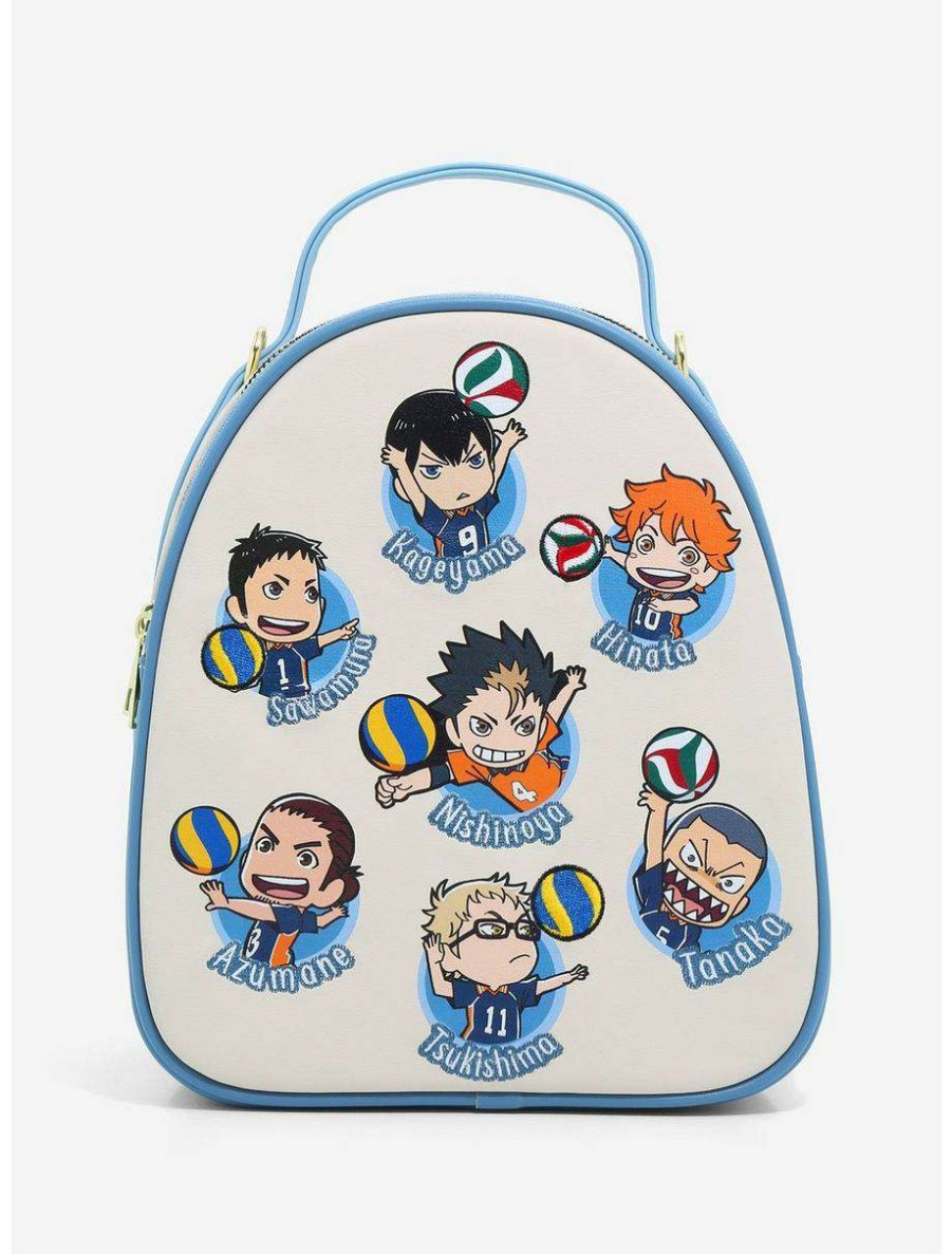 Backpacks * | Haikyu!! Chibi Team Portraits Convertible Mini Backpack Boxlunch Exclusive