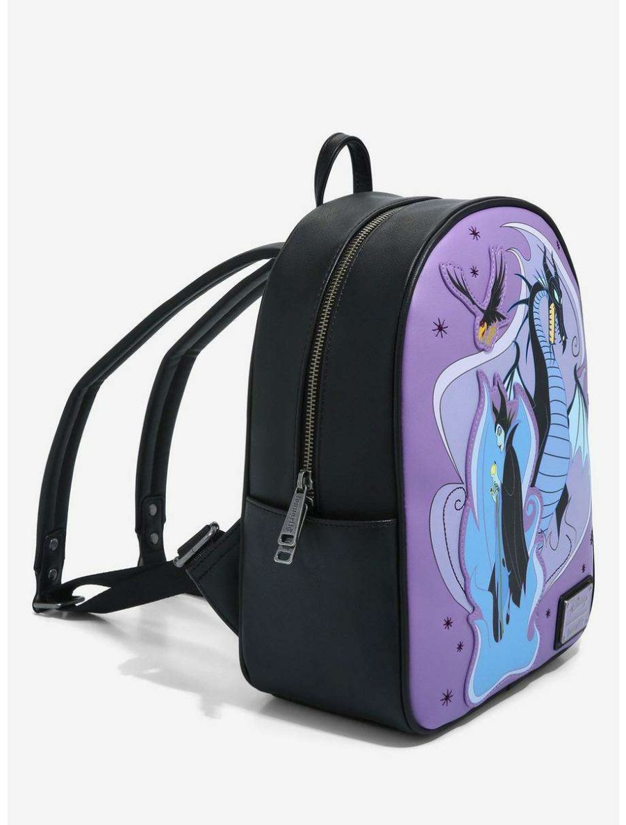 Mini Backpacks * | Boxlunch Loungefly Disney Sleeping Beauty Maleficent Transformation Mini Backpack