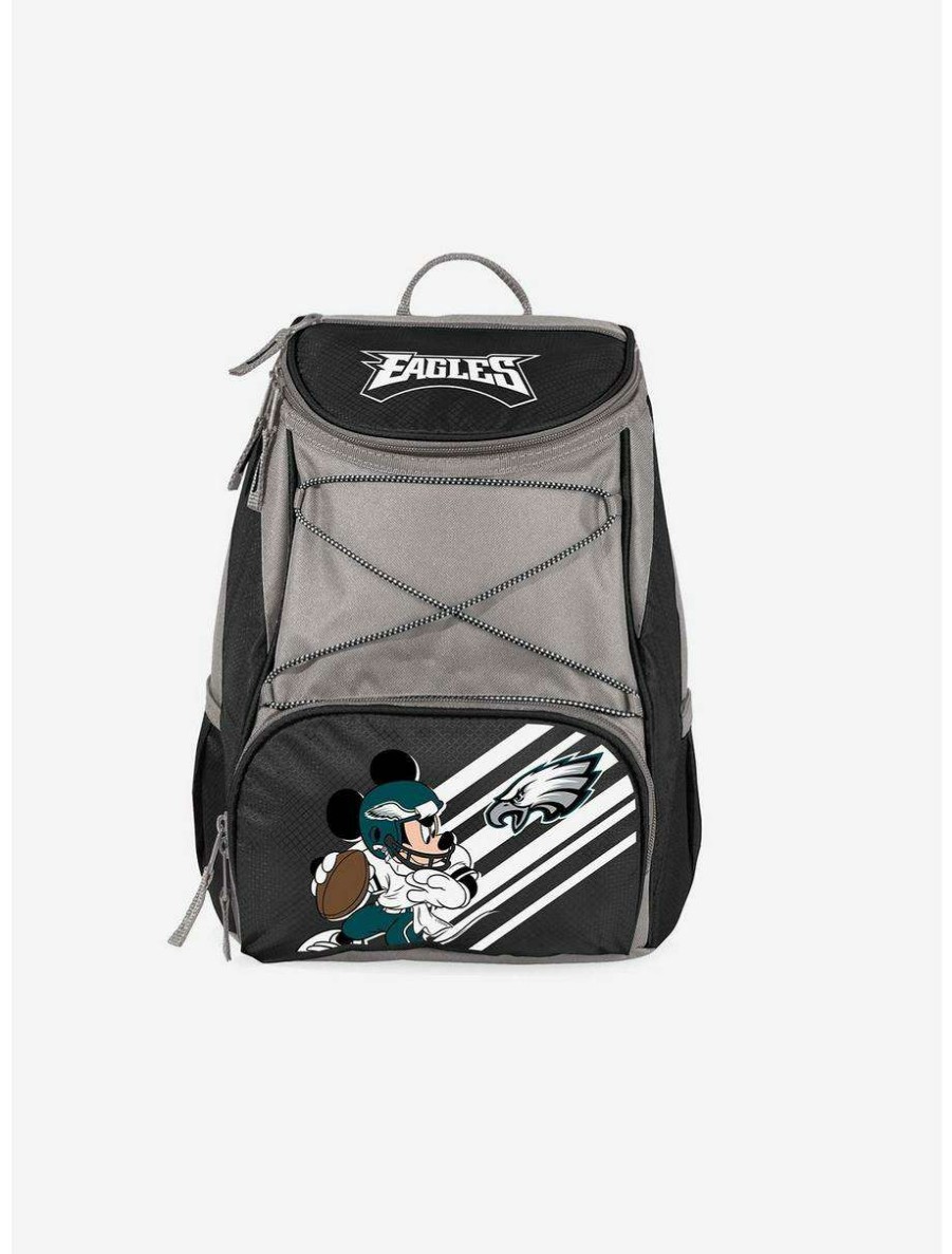 Backpacks * | Boxlunch Disney Mickey Mouse Nfl Philadelphia Eagles Cooler Backpack