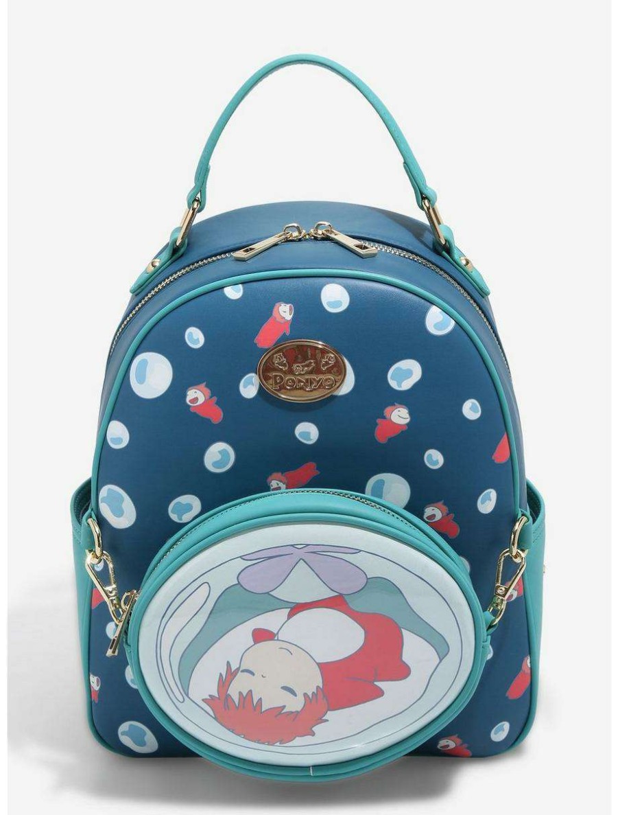 Mini Backpacks * | Studio Ghibli Ponyo Sleeping Ponyo In Bubble Mini Backpack & Crossbody Bag Set Boxlunch Exclusive