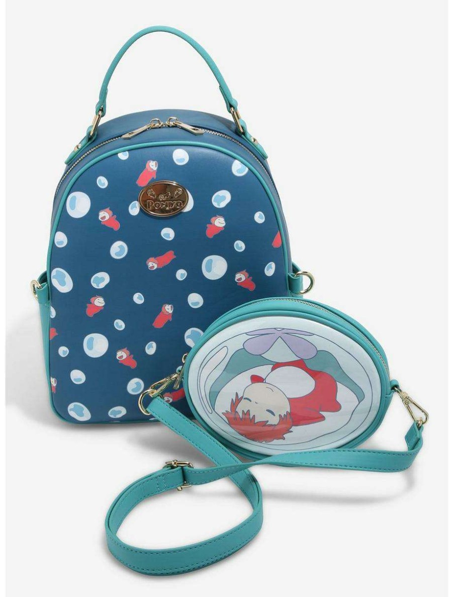 Mini Backpacks * | Studio Ghibli Ponyo Sleeping Ponyo In Bubble Mini Backpack & Crossbody Bag Set Boxlunch Exclusive