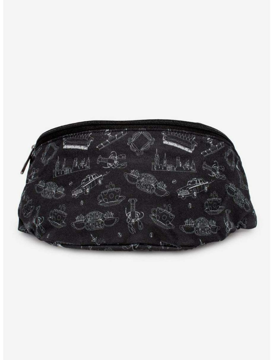 Fanny Packs * | Boxlunch Friends Toss Print Fanny Pack