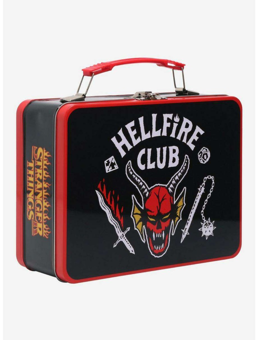 Lunchboxes * | Boxlunch Stranger Things Hellfire Club Tin Lunch Box