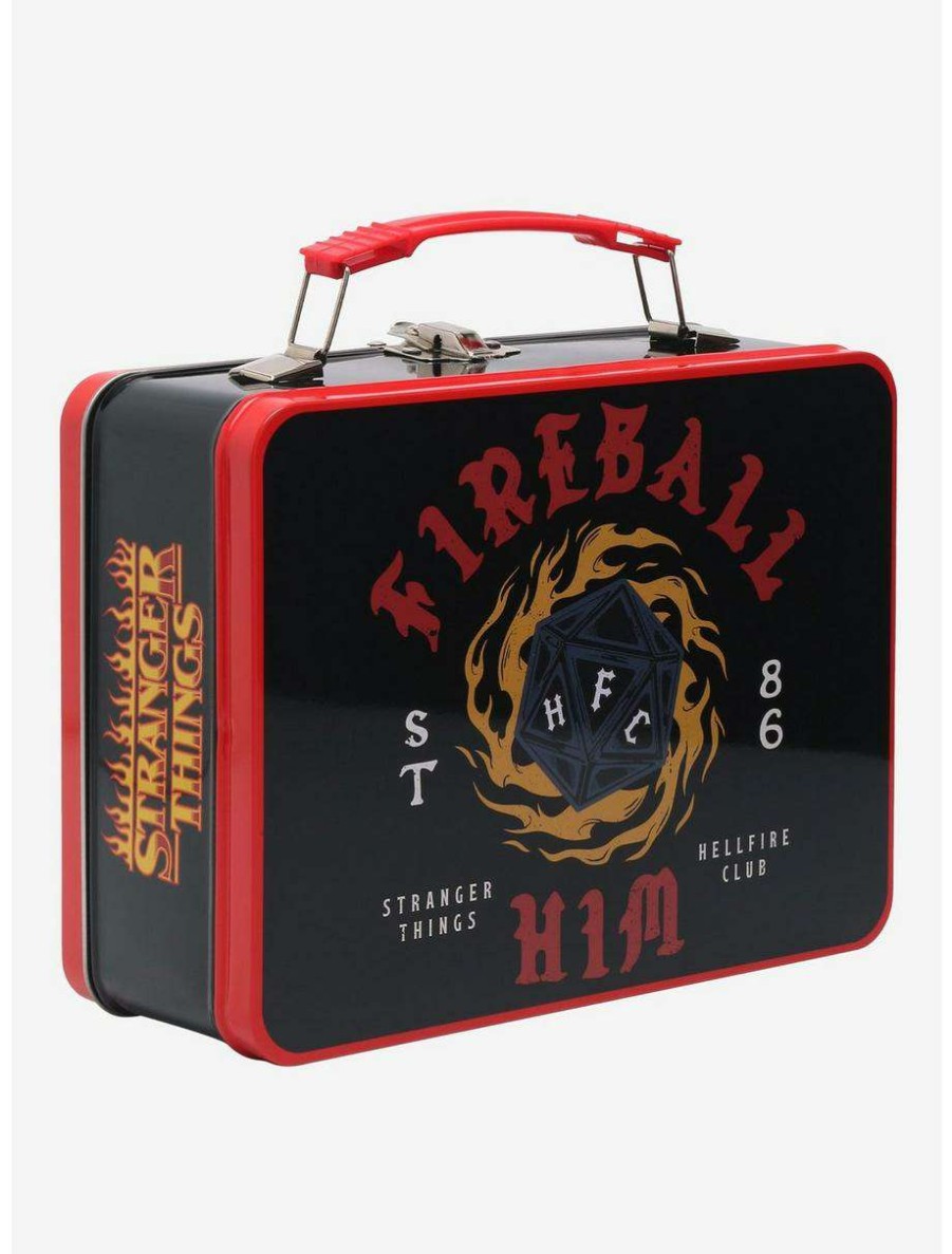 Lunchboxes * | Boxlunch Stranger Things Hellfire Club Tin Lunch Box