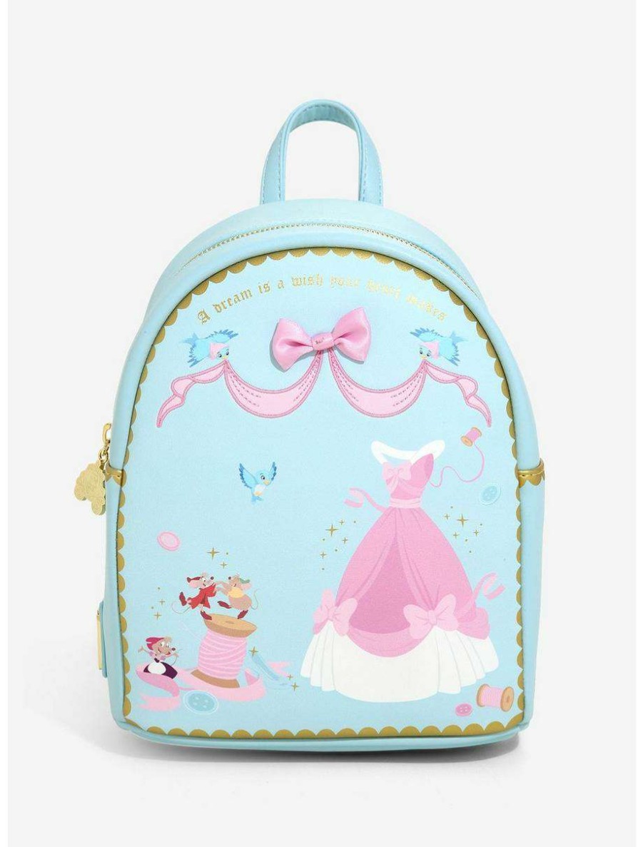 Backpacks * | Loungefly Disney Cinderella Sewing Mini Backpack Boxlunch Exclusive