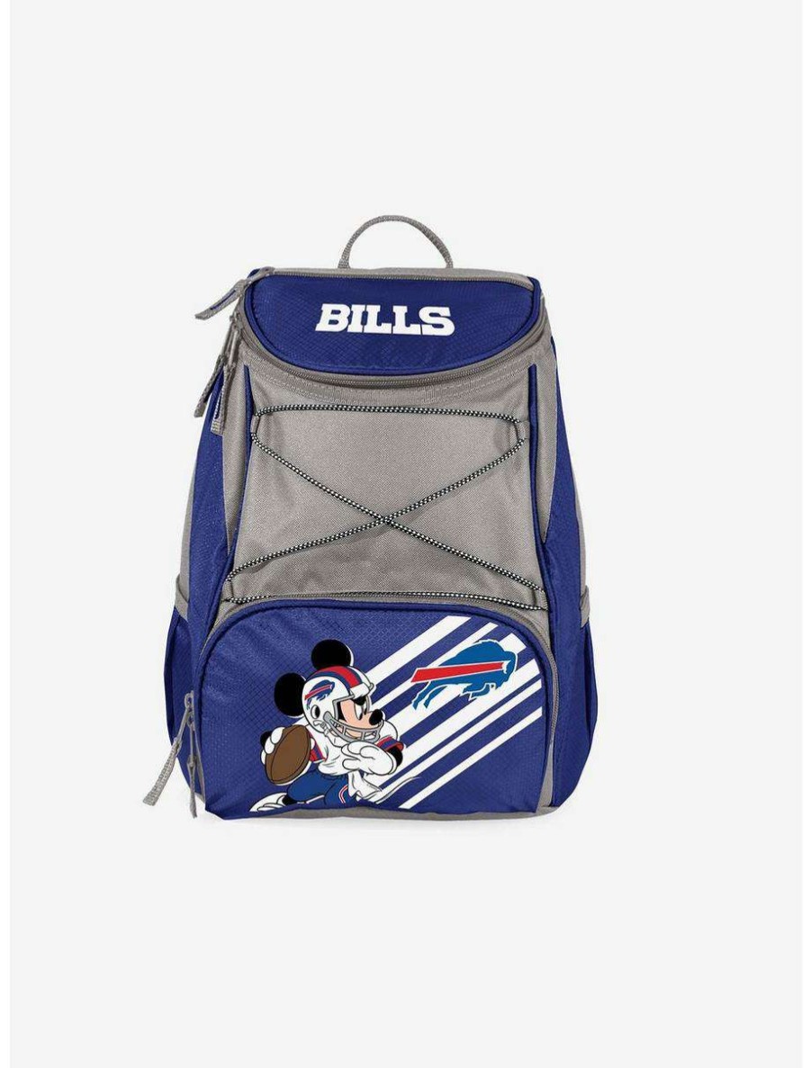 Backpacks * | Boxlunch Disney Mickey Mouse Nfl Buffalo Bills Cooler Backpack