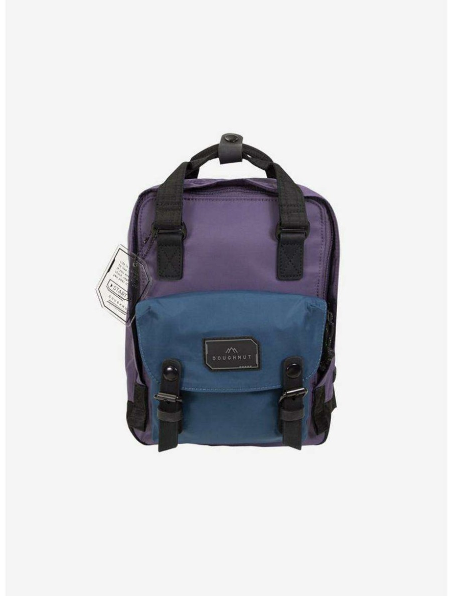 Backpacks * | Boxlunch Doughnut Macaroon Mini Gamescape Series Purple Pansy X Dark Teal Mini Backpack