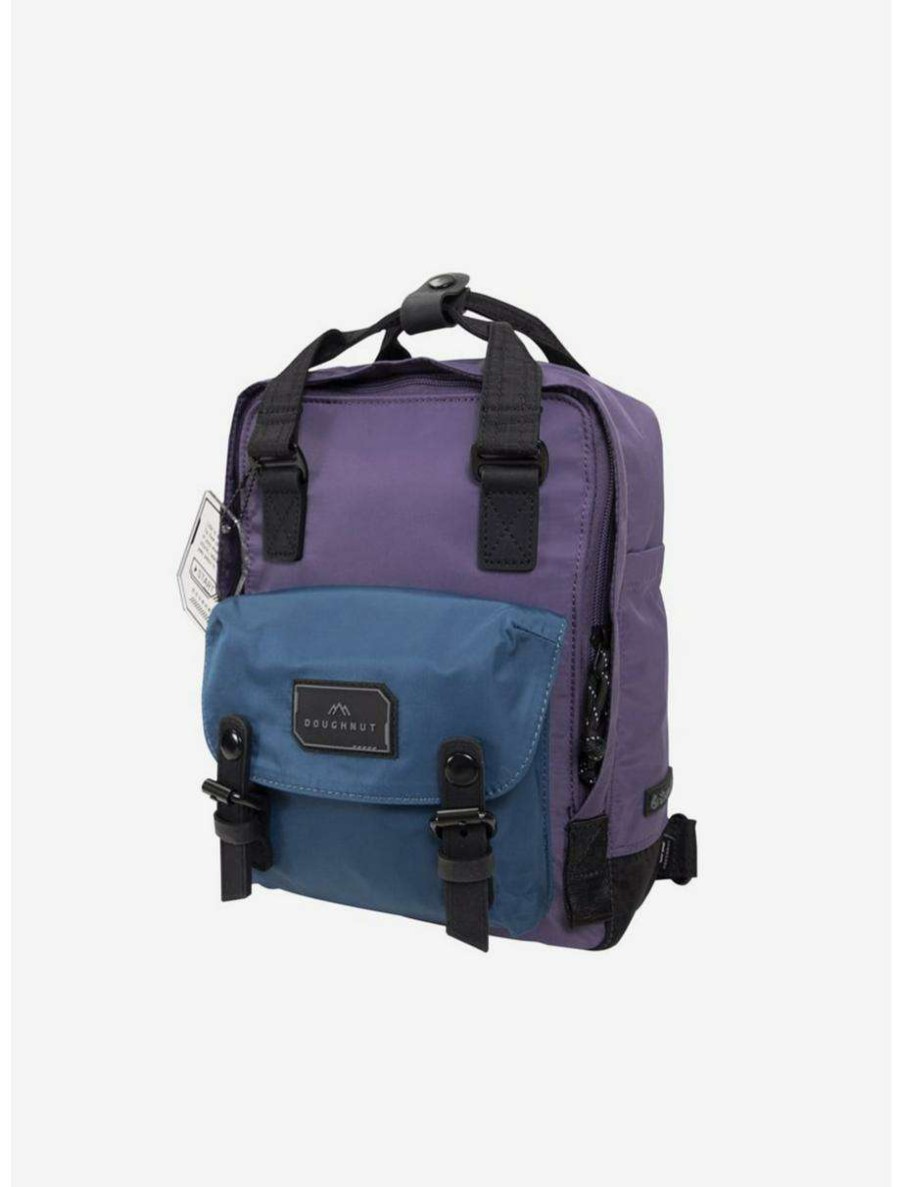 Backpacks * | Boxlunch Doughnut Macaroon Mini Gamescape Series Purple Pansy X Dark Teal Mini Backpack