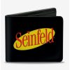 Wallets * | Boxlunch Seinfeld Spotlight Logo Bifold Wallet