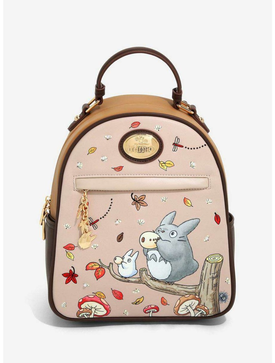 Mini Backpacks * | Our Universe Studio Ghibli My Neighbor Totoro Fall Foliage Mini Backpack Boxlunch Exclusive