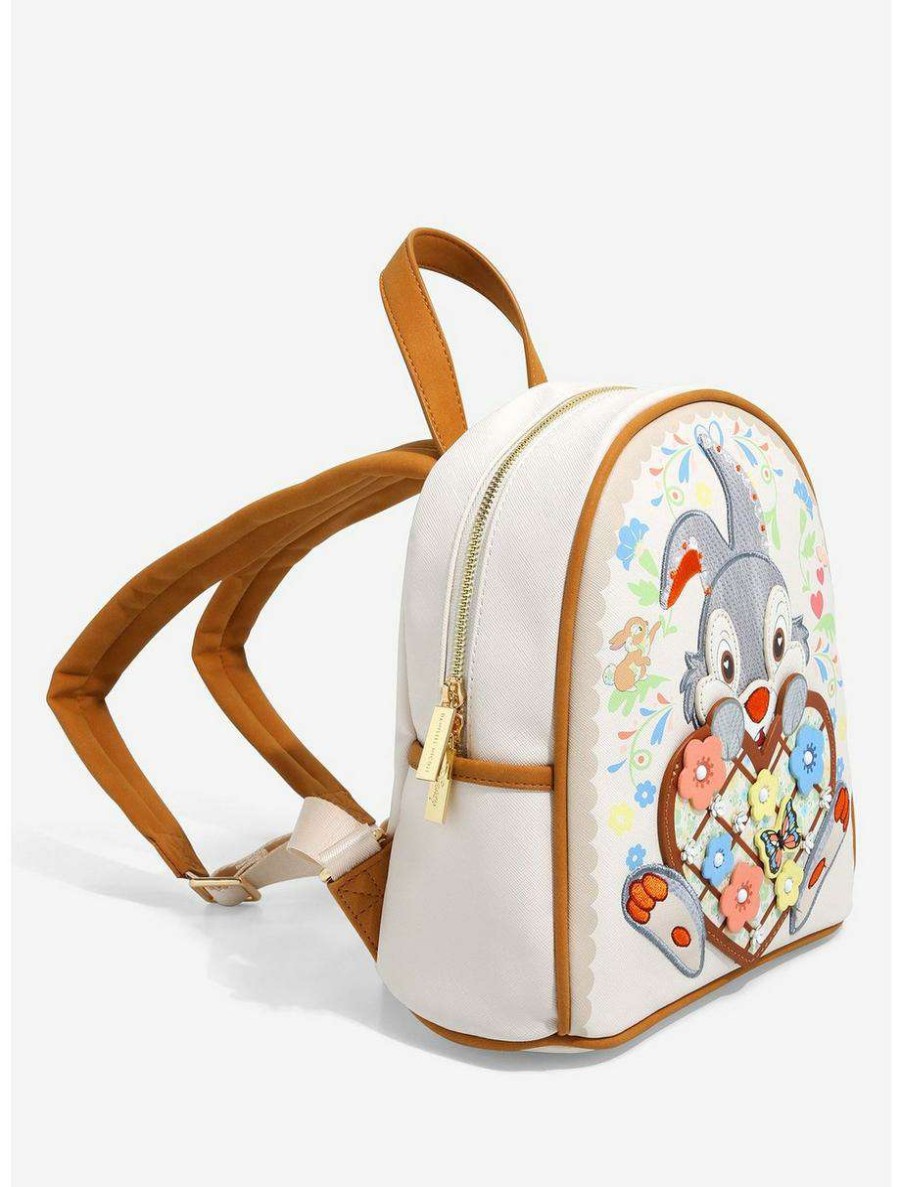 Mini Backpacks * | Boxlunch Danielle Nicole Disney Bambi Thumper Heart Mini Backpack