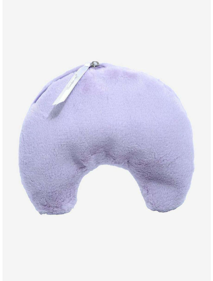 Cosmetic Bags * | Boxlunch The Creme Shop Teddy Bag Plush Crescent Moon Cosmetic Bag