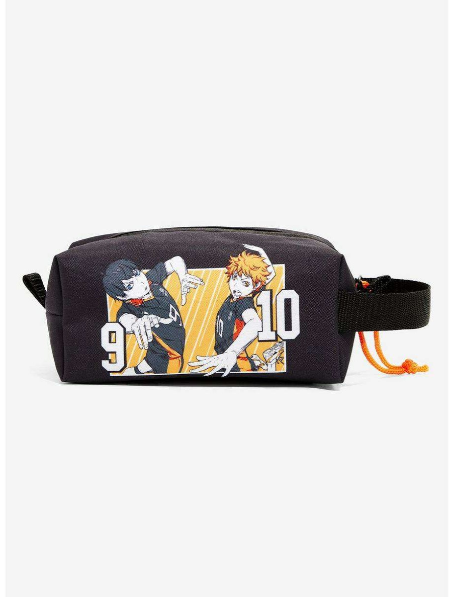 Cosmetic Bags * | Haikyu!! Tobio Kageyama & Shoyo Hinata Framed Portrait Toiletries Bag Boxlunch Exclusive