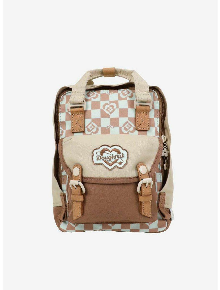 Mini Backpacks * | Boxlunch Doughnut Macaroon Mini Kaleido Mushroom Checkered Mini Backpack