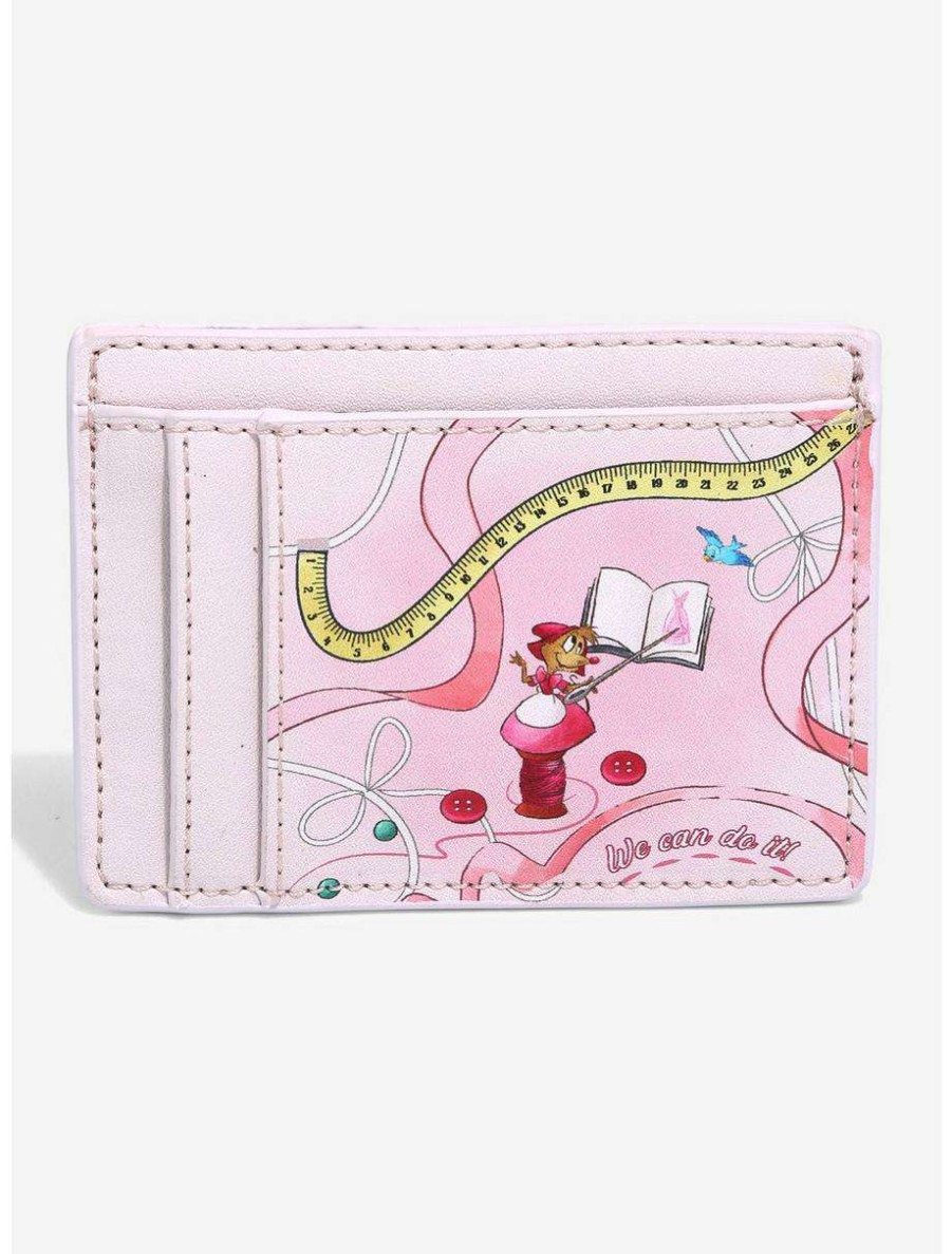 Wallets * | Danielle Nicole Disney Cinderella Measuring Tape Cardholder Boxlunch Exclusive