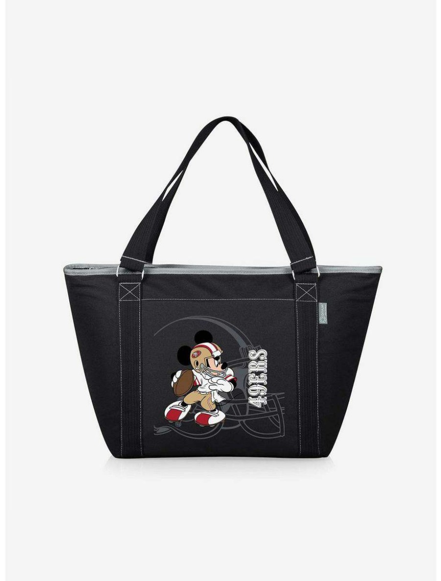 Lunchboxes * | Boxlunch Disney Mickey Mouse Nfl San Francisco 49Ers Tote Cooler Bag