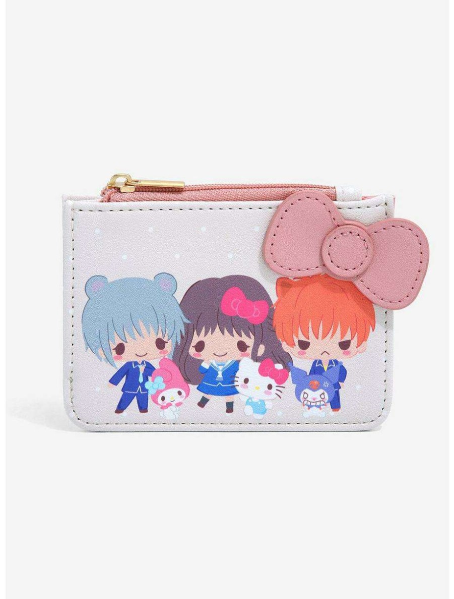 Wallets * | Fruits Basket X Hello Kitty And Friends Chibi Characters Cardholder Boxlunch Exclusive