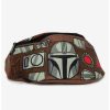 Fanny Packs * | Boxlunch Star Wars The Mandalorian Canvas Fanny Pack