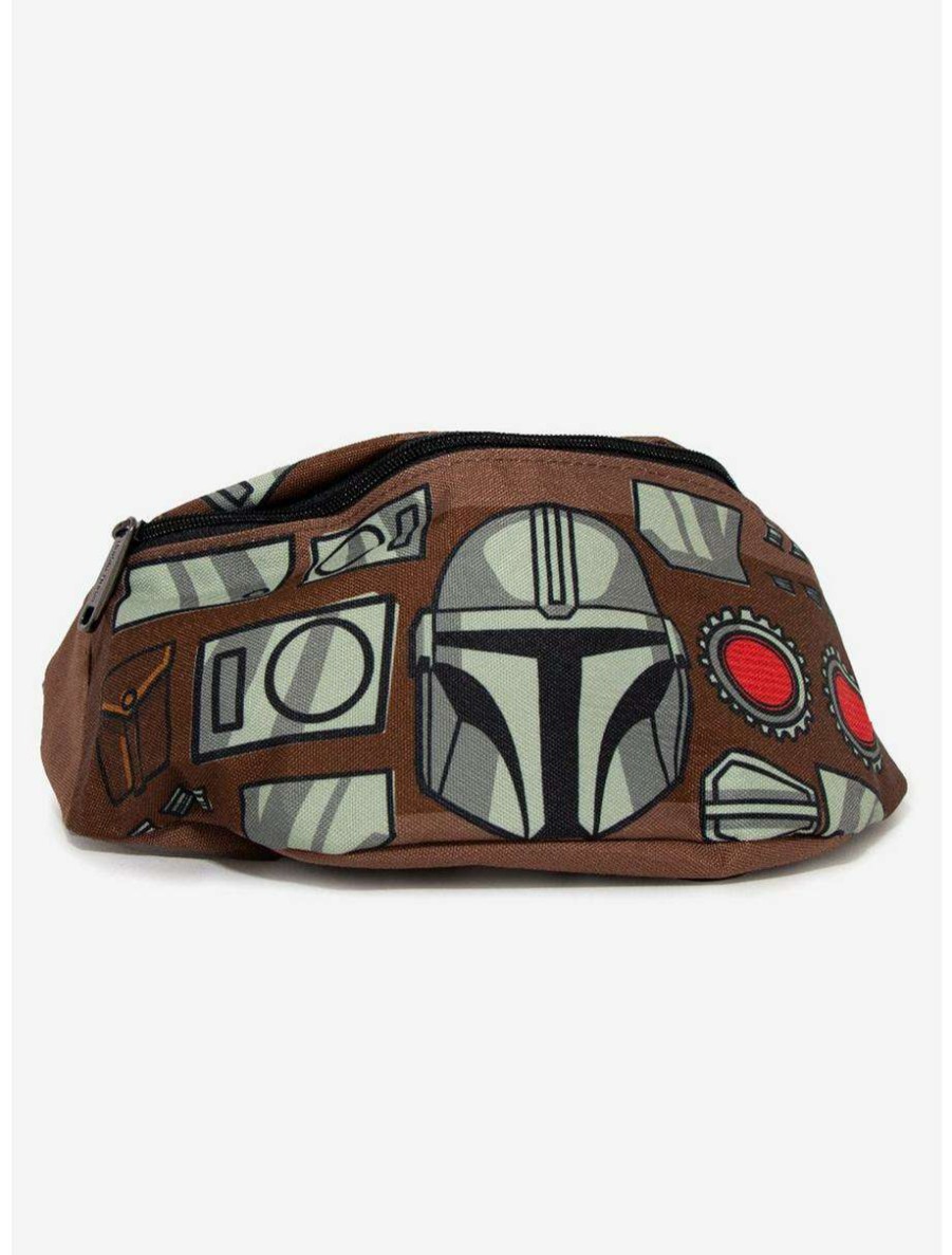 Fanny Packs * | Boxlunch Star Wars The Mandalorian Canvas Fanny Pack