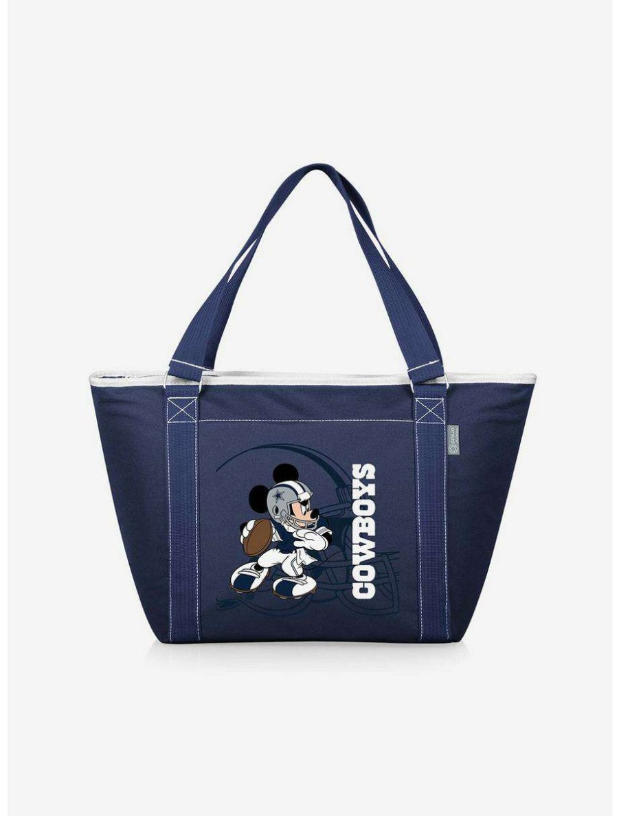 Lunchboxes * | Boxlunch Disney Mickey Mouse Nfl Dallas Cowboys Tote Cooler Bag