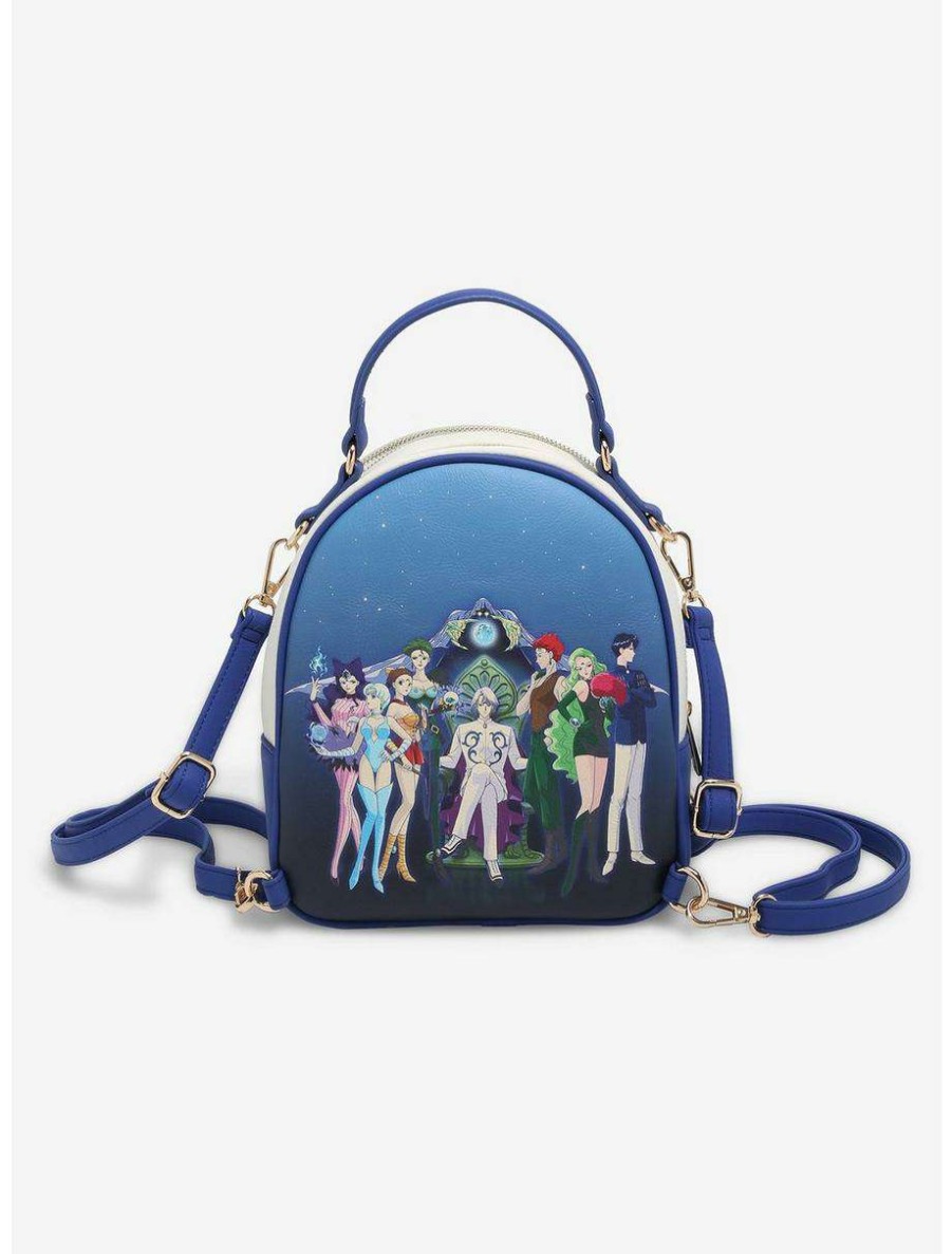 Mini Backpacks * | Pretty Guardian Sailor Moon Sailor Guardians & Black Moon Reversible Mini Backpack Boxlunch Exclusive