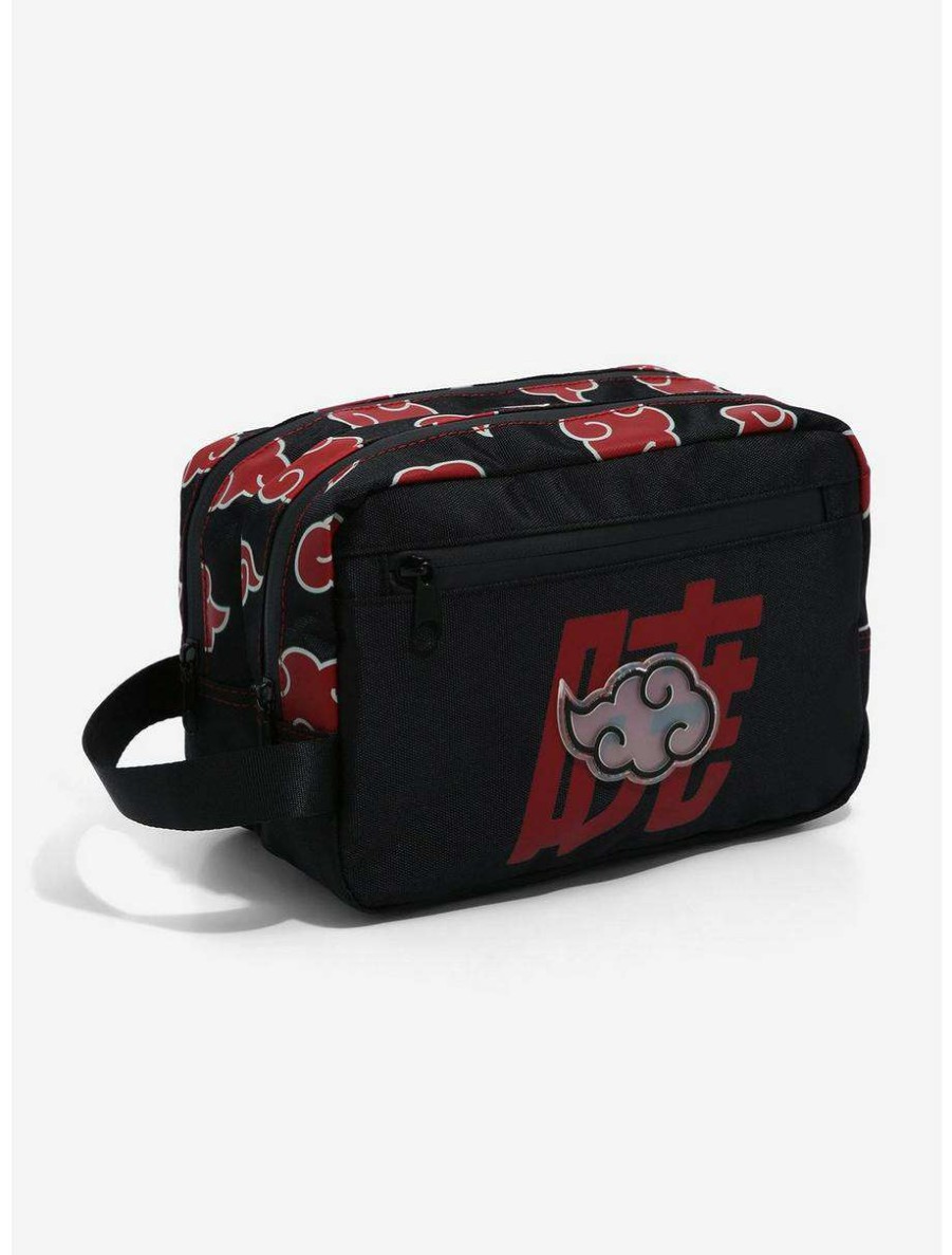 Cosmetic Bags * | Boxlunch Naruto Shippuden Akatsuki Cloud Toiletries Bag