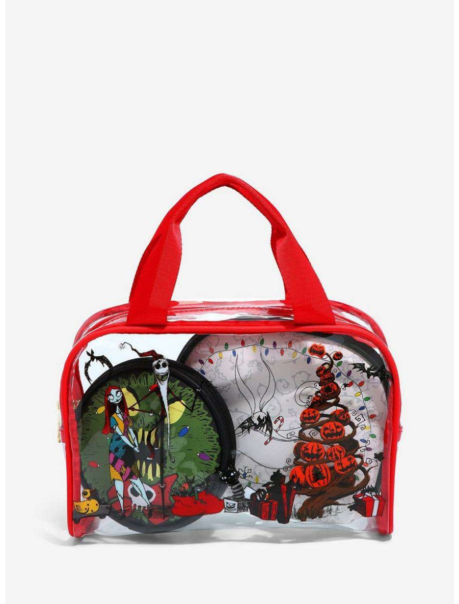 Cosmetic Bags * | Disney The Nightmare Before Christmas Cosmetic Bag Set Boxlunch Exclusive