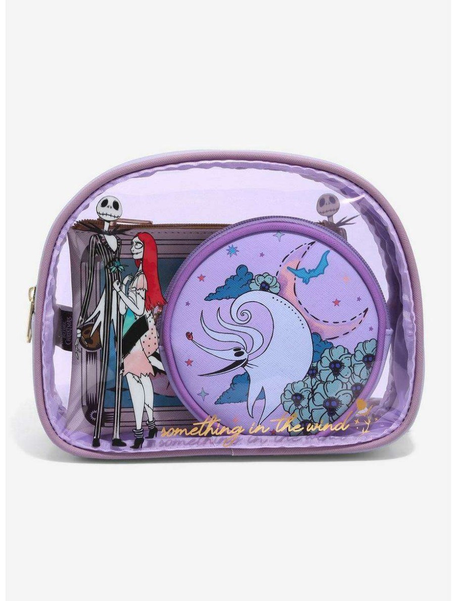 Cosmetic Bags * | Disney The Nightmare Before Christmas Something In The Wind Cosmetic Bag Set Boxlunch Exclusive