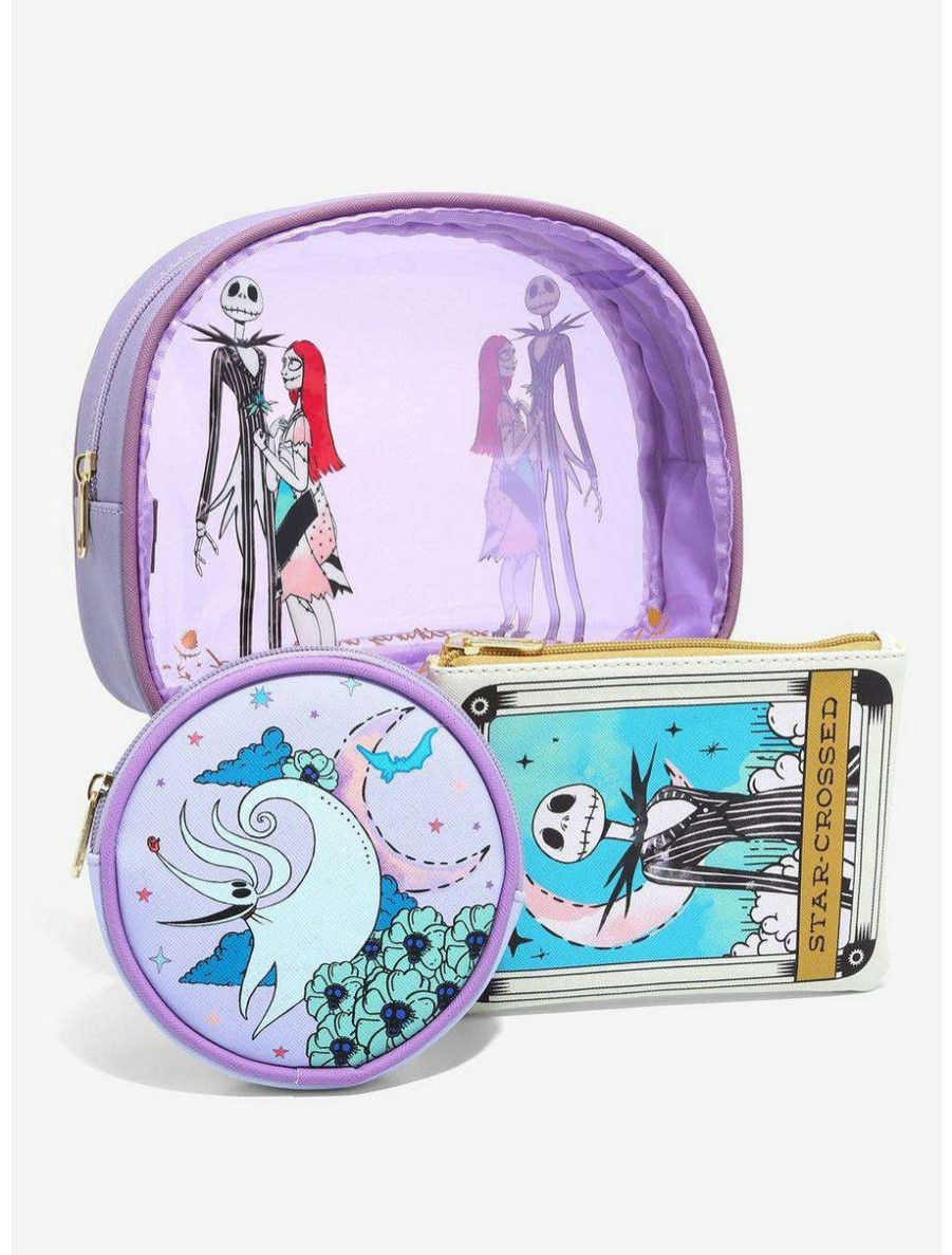 Cosmetic Bags * | Disney The Nightmare Before Christmas Something In The Wind Cosmetic Bag Set Boxlunch Exclusive