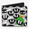 Wallets * | Boxlunch Looney Tunes Marvin The Martian Expressions Bifold Wallet