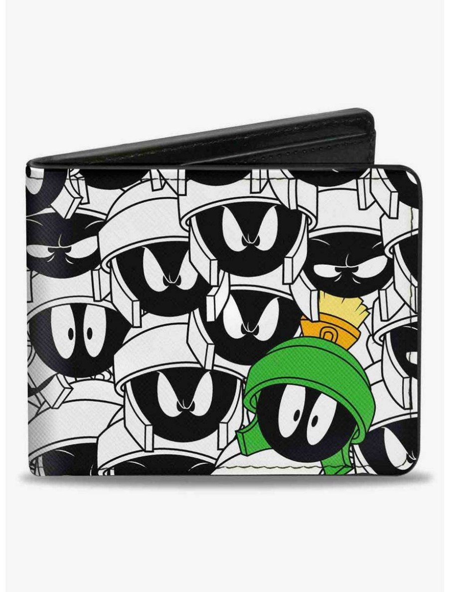 Wallets * | Boxlunch Looney Tunes Marvin The Martian Expressions Bifold Wallet