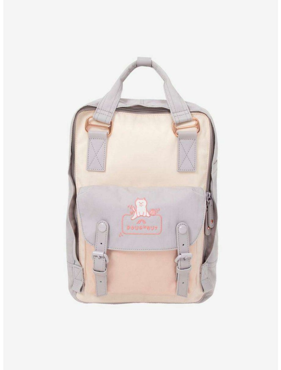 Backpacks * | Boxlunch Doughnut Macaroon Fairies And Friends Series Powder Purple X Sheer Pink Backpack