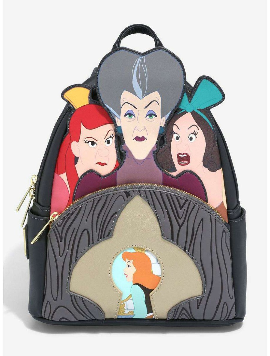 Mini Backpacks * | Boxlunch Loungefly Disney Cinderella Step Sisters Mini Backpack