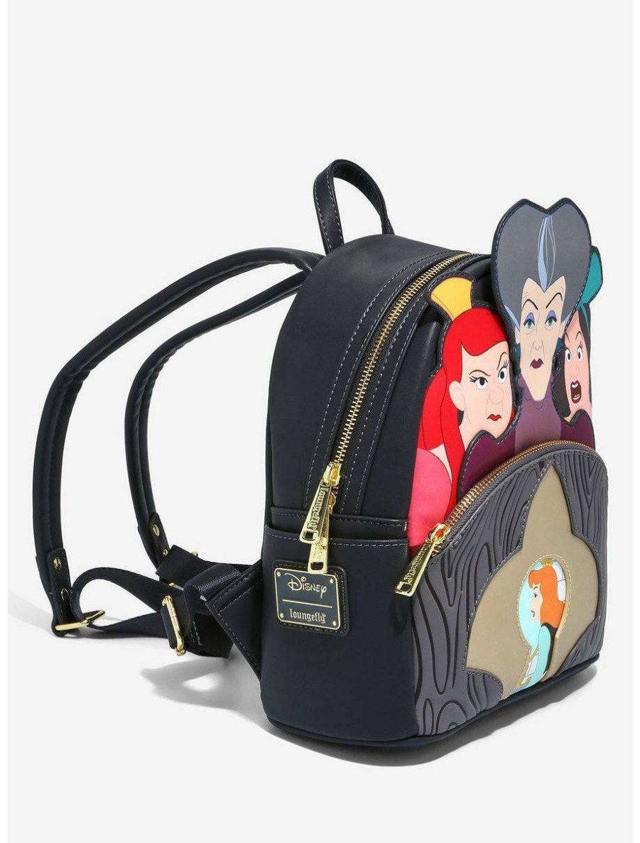 Mini Backpacks * | Boxlunch Loungefly Disney Cinderella Step Sisters Mini Backpack