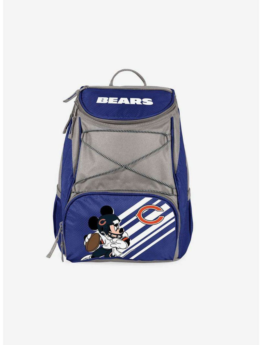 Backpacks * | Boxlunch Disney Mickey Mouse Nfl Chicago Bears Cooler Backpack