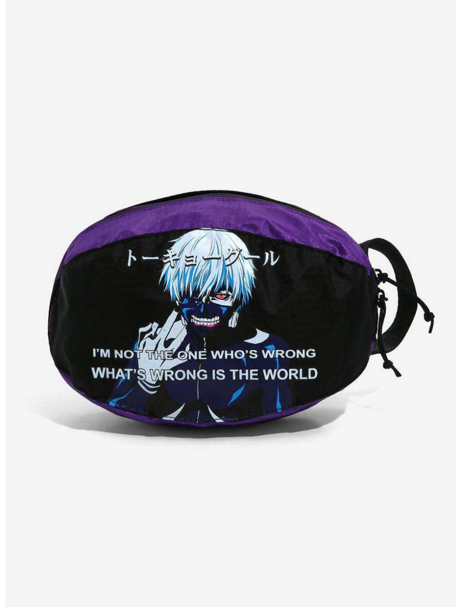 Cosmetic Bags * | Tokyo Ghoul Ken Kaneki Toiletries Bag Boxlunch Exclusive