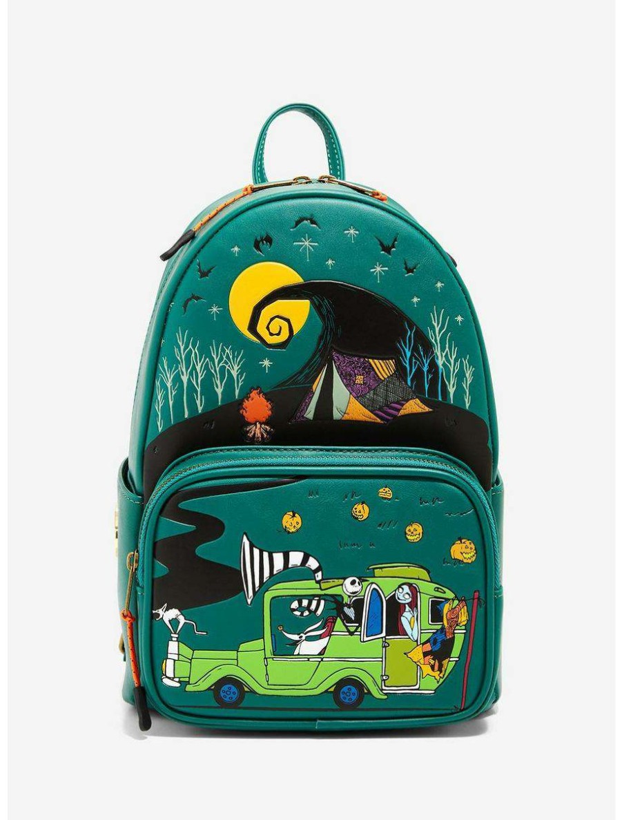 Mini Backpacks * | Our Universe Disney The Nightmare Before Christmas Camping Trip Mini Backpack Boxlunch Exclusive