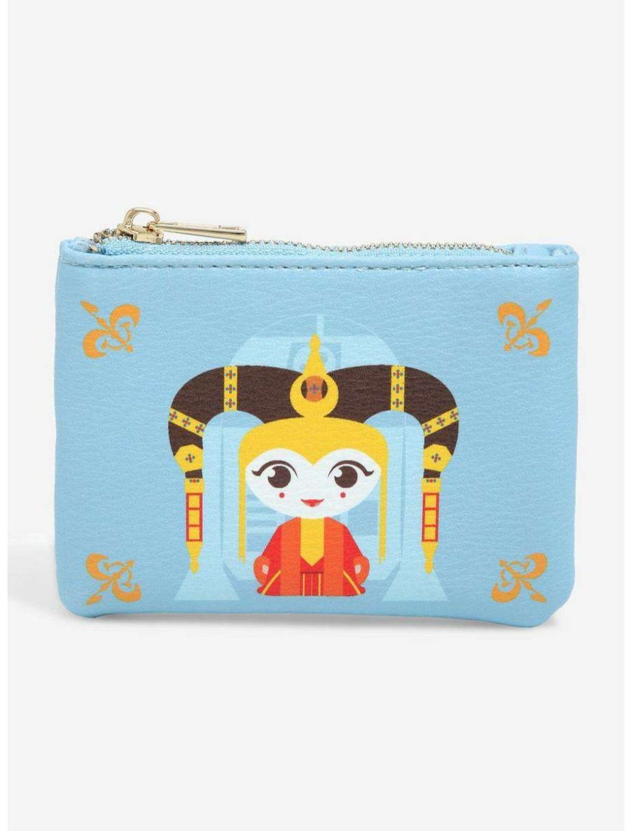 Wallets * | Our Universe Star Wars Chibi Queen Amidala & Leia Coin Purse Boxlunch Exclusive