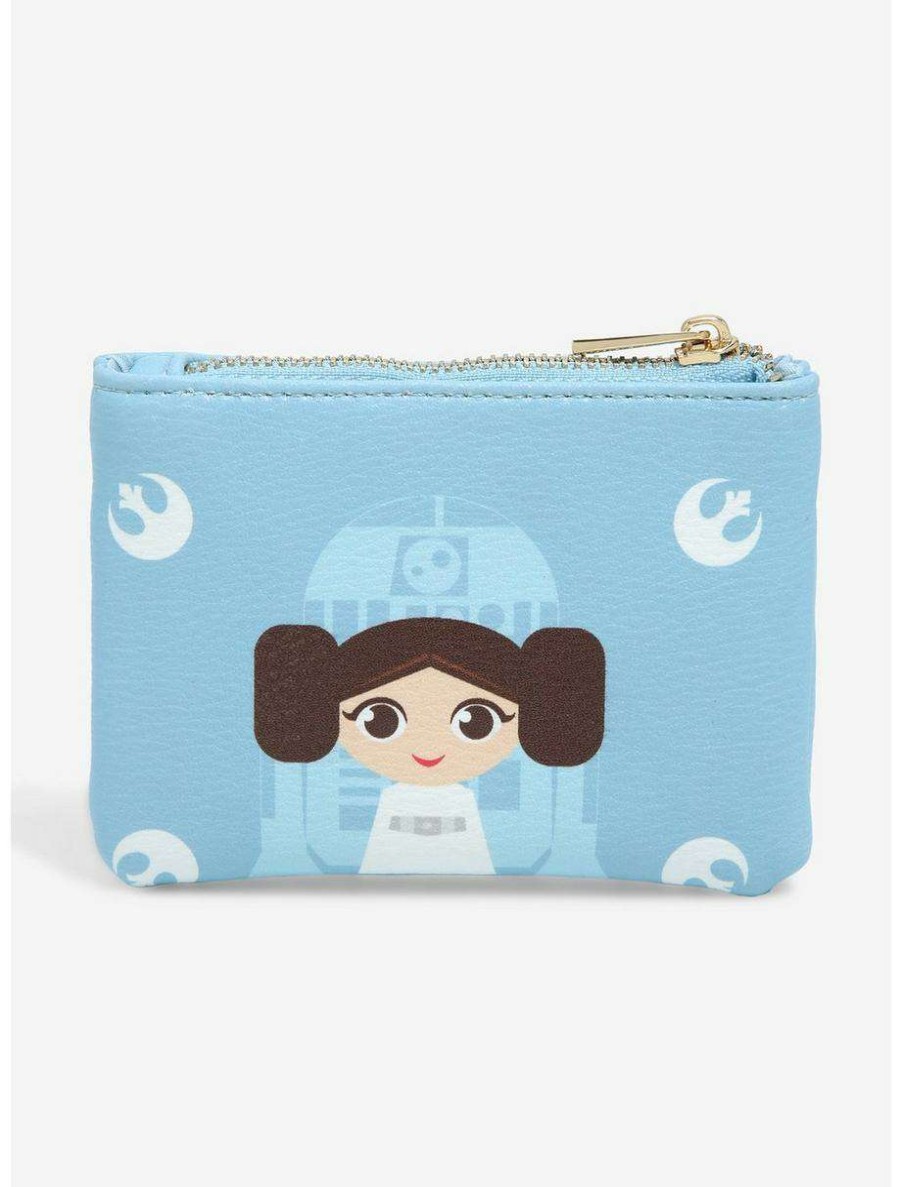 Wallets * | Our Universe Star Wars Chibi Queen Amidala & Leia Coin Purse Boxlunch Exclusive