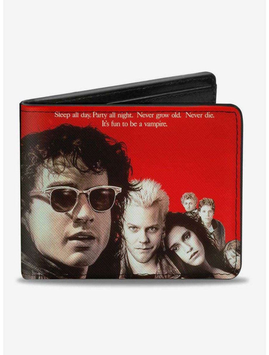 Wallets * | Boxlunch The Lost Boys Cast Pose Quote Bifold Wallet