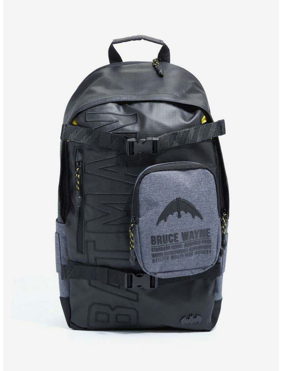 Backpacks * | Boxlunch Dc Comics The Batman Built-Up Backpack