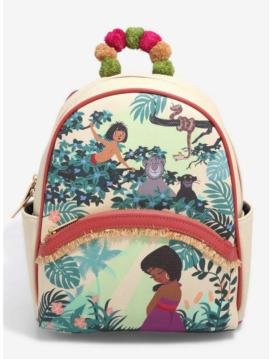 Mini Backpacks * | Boxlunch Danielle Nicole Disney The Jungle Book Mowgli & Shanti Mini Backpack