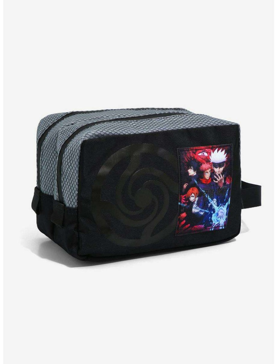 Cosmetic Bags * | Jujutsu Kaisen Character Poster Toiletries Bag Boxlunch Exclusive