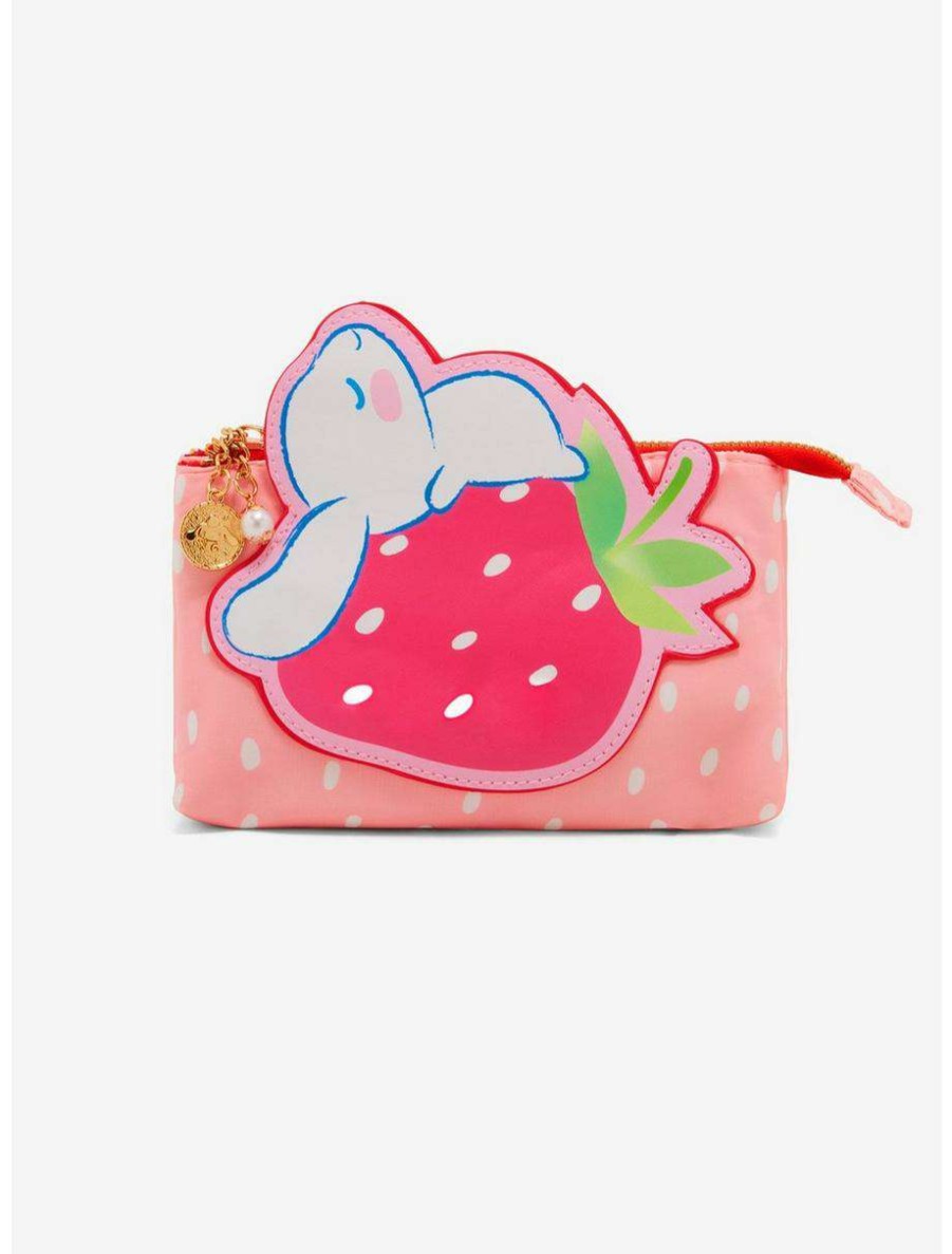 Cosmetic Bags * | Sanrio Cinnamoroll Strawberry Cosmetic Bag Boxlunch Exclusive