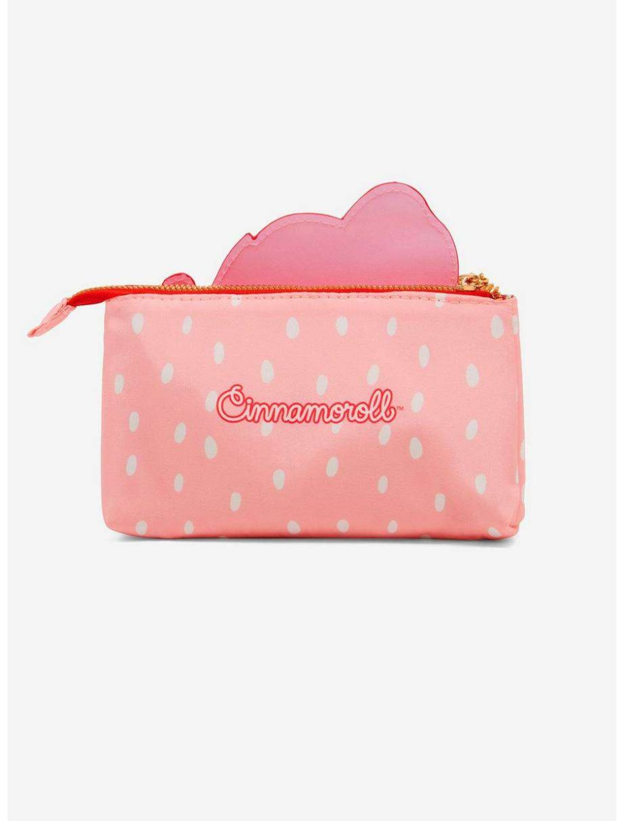 Cosmetic Bags * | Sanrio Cinnamoroll Strawberry Cosmetic Bag Boxlunch Exclusive