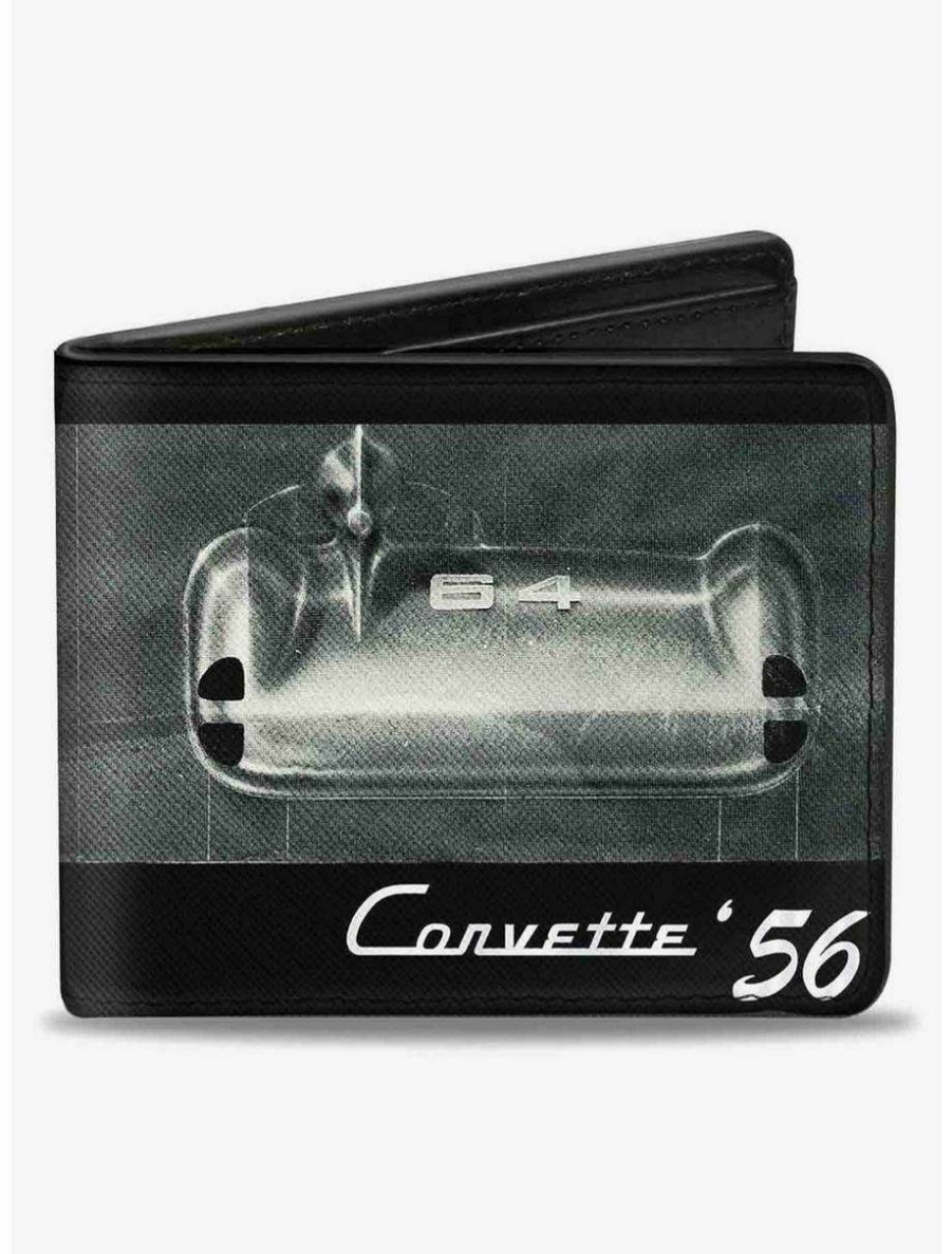 Wallets * | Boxlunch Corvette 56 Ss Bumper Grill Bifold Wallet