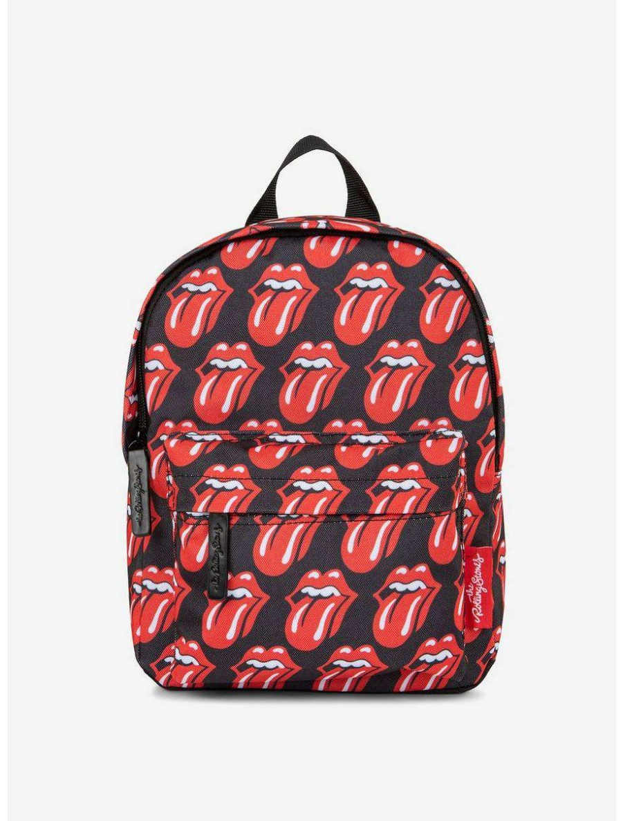 Backpacks * | Boxlunch Bugatti Rolling Stones The Core Mini Backpack Red