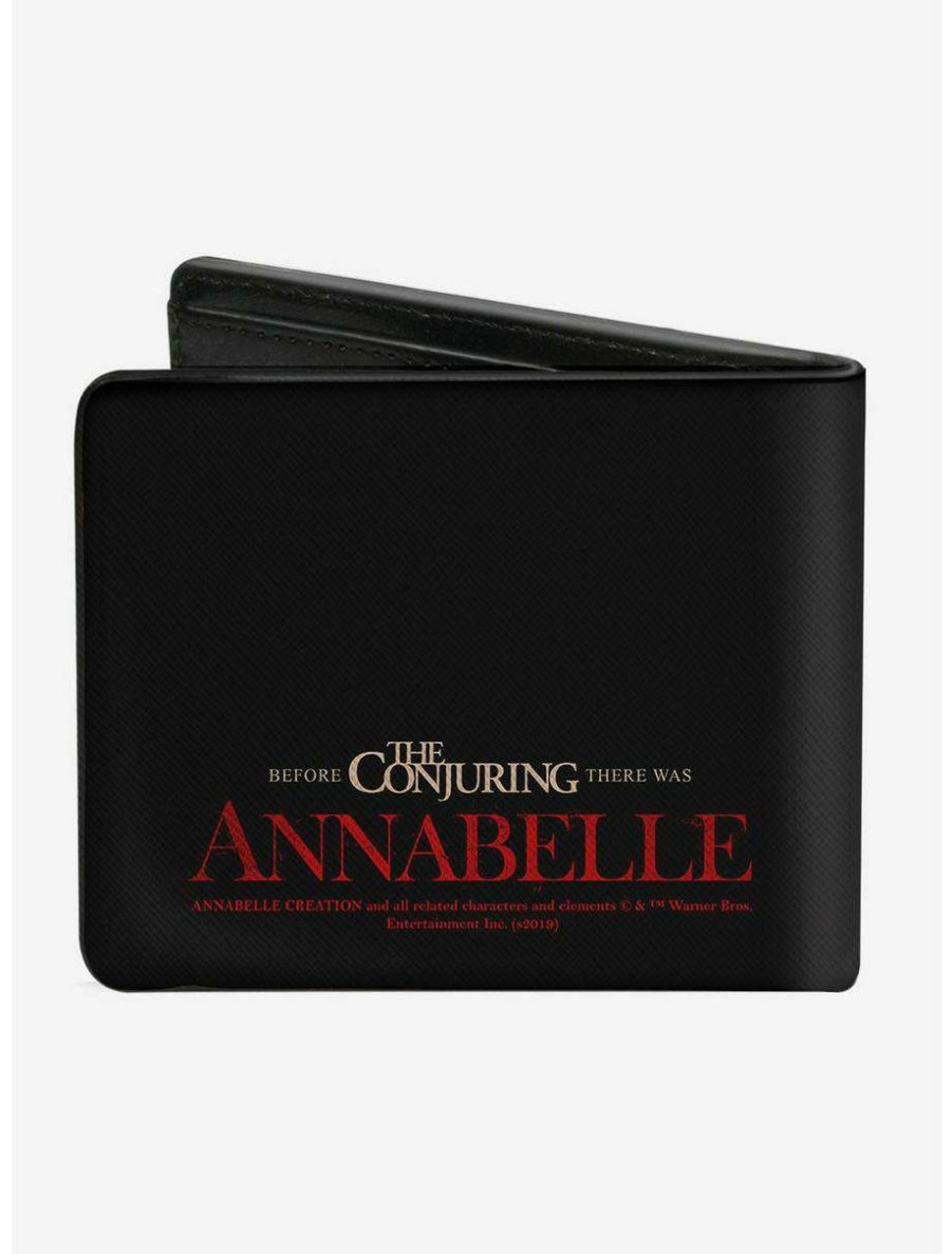 Wallets * | Boxlunch Annabelle Half Face Logo Bi-Fold Wallet